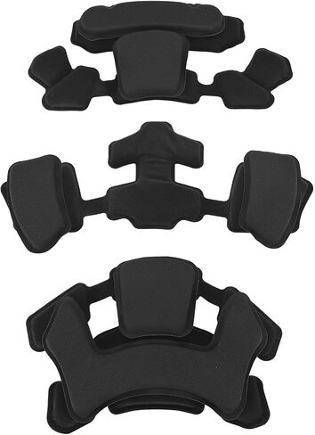 Bewinner Dial Suspension System Chin Strap for MICH ACH Helmet 3rd Gen Adjustable Liner with Internal Sponge Pad, Black, Includes 3 Liners Suspension 4 Screws Nuts 24 Stickers in Saudi Arabia
