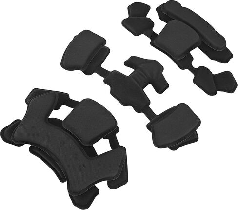 Bewinner Dial Suspension System Chin Strap for MICH ACH Helmet 3rd Gen Adjustable Liner with Internal Sponge Pad, Black, Includes 3 Liners Suspension 4 Screws Nuts 24 Stickers in Saudi Arabia