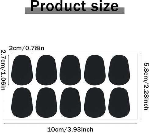 100 Pcs 0.8mm Saxophone Mouthpiece Pads Clarinet Mouthpiece Cushion Strong Alto Tenor Sax Mouthpieces Patches Pads Oval Silicone Strong Adhesive Bite Protection for Beginners Musicians (Black) in Kuwait
