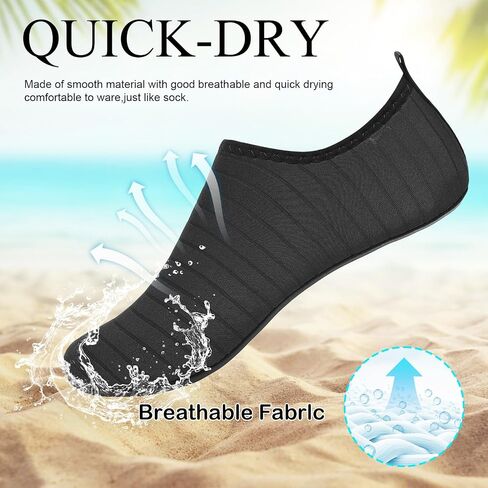 Quick-Dry Water Shoes Barefoot Aqua Socks for Men Women Beach Pool Water Sports in Saudi Arabia