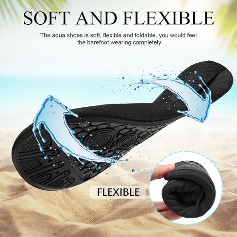 Quick-Dry Water Shoes Barefoot Aqua Socks for Men Women Beach Pool Water Sports in Saudi Arabia