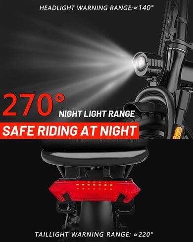 دراجة كهربائية GOKU للبالغين بمحرك ذروة 500 وات، دراجة كهربائية قابلة للطي 20 ميل في الساعة، دراجات كهربائية بإطارات 14 بوصة/20 بوصة بحد أقصى 15 درجة صعودًا، بطارية 374.4/576 وات في الساعة، نطاق PAS 25-45 ميلًا، دراجات إلكترونية للبالغين والمراهقين in Kuwait