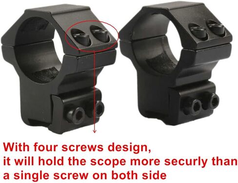 MIZUGIWA 1 Inch Scope Mount Rings Medium Profile for 11mm Dovetail Rails 2-Piece in Saudi Arabia