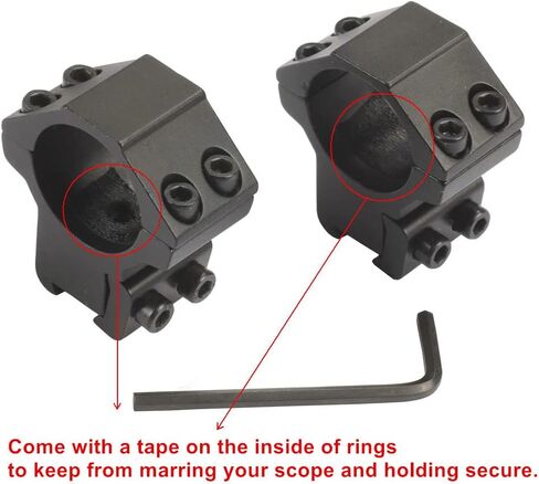 MIZUGIWA 1 Inch Scope Mount Rings Medium Profile for 11mm Dovetail Rails 2-Piece in Saudi Arabia
