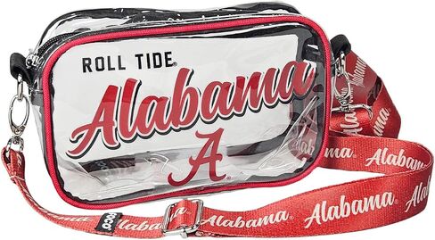 Crossbody Clear Stadium Bag – Convenient & Compact Hands-Free 8" Camera Pouch for Valuables – NCAA Stadium Security Approved in Saudi Arabia