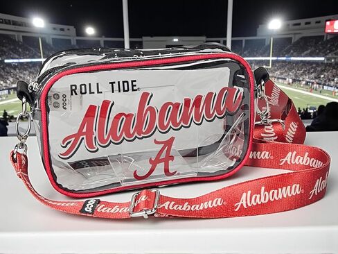 Crossbody Clear Stadium Bag – Convenient & Compact Hands-Free 8" Camera Pouch for Valuables – NCAA Stadium Security Approved in Saudi Arabia