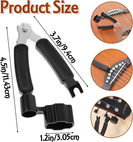 2 Sets of Nylon Guitar Strings and 3 in 1 Guitar Restringing Tool Including Guitars Pin Puller Guitar String Cutter Guitars String in Saudi Arabia
