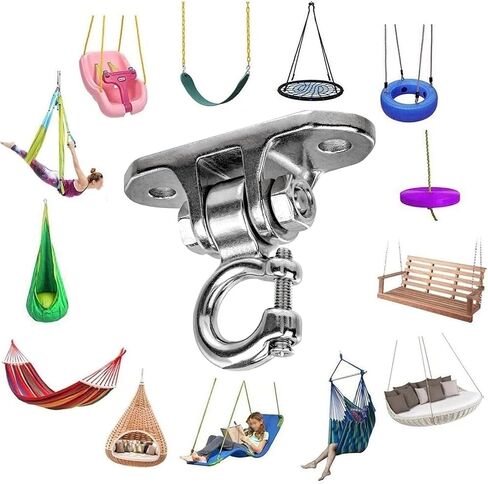 Swing Hardware Heavy Duty Swing Hanger Playground Porch Swing Sandbag Yoga Hammock Stand Wooden Indoor Outdoor 1500 lb Capacity in Saudi Arabia
