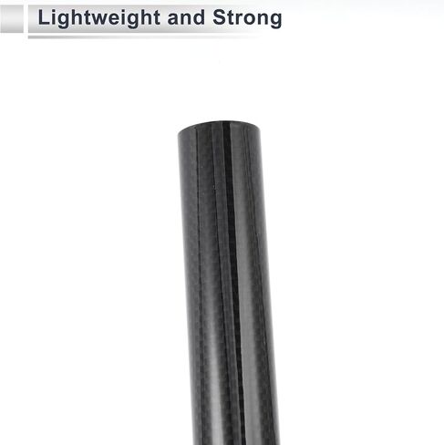 1 Pc Universal Bike Seat Posts 31.6x300mm Bike Saddle Post Seat Tube Carbon Fiber Pattern Gloss Black Carbon Fiber in Saudi Arabia