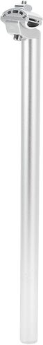 Bike Seat Posts 28.6x500mm Bike Saddle Post Seat Tube Aluminum Alloy Silver Tone Adjustable with Fixing Clip in Saudi Arabia
