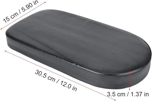 Bicycle Manned Cushion, PU Soft Ergonomic Bike Rear Saddle Mountain Bike Back Shelf Seat for School Sports Trail Riding Black in Saudi Arabia