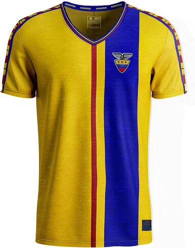 Camiseta Retro Ecuador 1998 para Hombre | Edición Clásica | Mundial 2002 | Tallas Adulto | Hinchas Ecuatorianos in Saudi Arabia