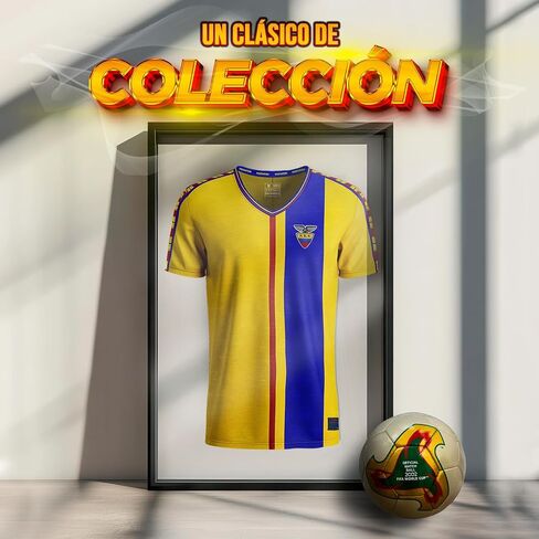 Camiseta Retro Ecuador 1998 para Hombre | Edición Clásica | Mundial 2002 | Tallas Adulto | Hinchas Ecuatorianos in Saudi Arabia