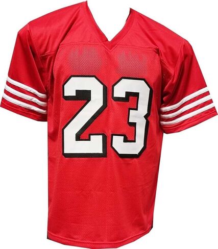 Generic Custom Stitched Christian McCaffrey Adult Red Jersey Size Adult Medium, CMC in Saudi Arabia