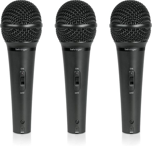 Behringer ULTRAVOICE XM1800S 3 Dynamic Cardioid Vocal and Instrument Microphones (Set of 3) in Saudi Arabia