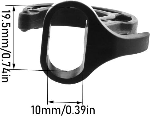 10PCS Elastic Cord Tie Hooks Luggage Accessories Adjustable Hooks Plastic Elastic Cord Hooks for Elastic Training Kayaking Rowing Camping Black in Saudi Arabia
