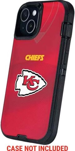 Skinit Decal Phone Skin Compatible with OtterBox Defender iPhone 13 - Officially Licensed NFL Kansas City Chiefs Team Jersey Design in Saudi Arabia