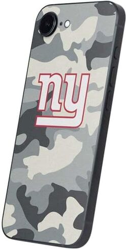 Skinit Decal Phone Skin Compatible with iPhone 16e - Officially Licensed NFL New York Giants Design in Saudi Arabia