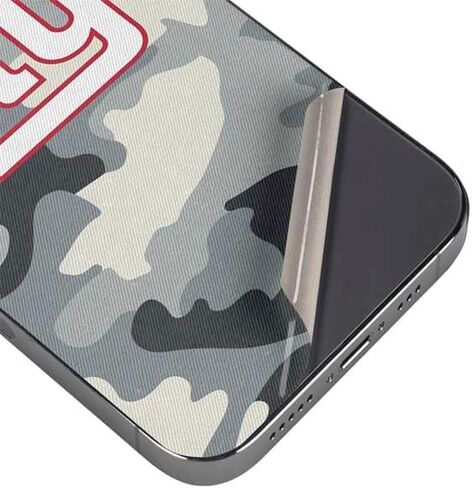 Skinit Decal Phone Skin Compatible with iPhone 16e - Officially Licensed NFL New York Giants Design in Saudi Arabia