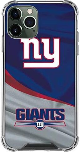 Skinit Clear Phone Case Compatible with iPhone 12 Pro Max - Officially Licensed NFL New York Giants Design in Saudi Arabia