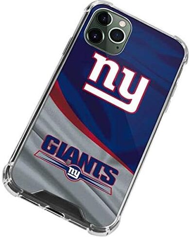 Skinit Clear Phone Case Compatible with iPhone 12 Pro Max - Officially Licensed NFL New York Giants Design in Saudi Arabia