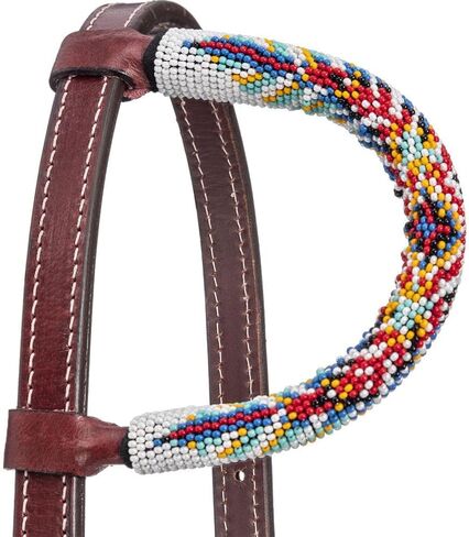 Tough 1 Royal King Beaded Single Ear Headstall Dallas in Saudi Arabia