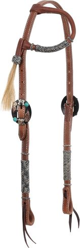 Showman Argentina Cow Leather Smoky Rawhide Single Ear Headstall in Saudi Arabia
