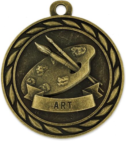 Gold Color Plated Single and Bulk School Award Medals in Saudi Arabia