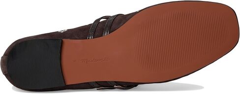 حذاء مسطح نسائي من Madewell Greta بحزام مزدوج in Kuwait