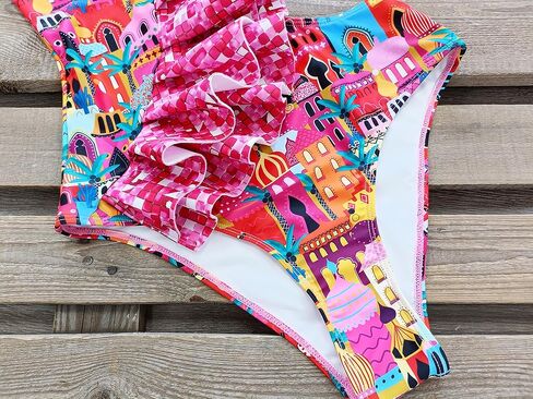 ملابس سباحة نسائية من قطعة واحدة من SPORLIKE ملابس سباحة مونوكيني مبطنة بفتحات in Kuwait