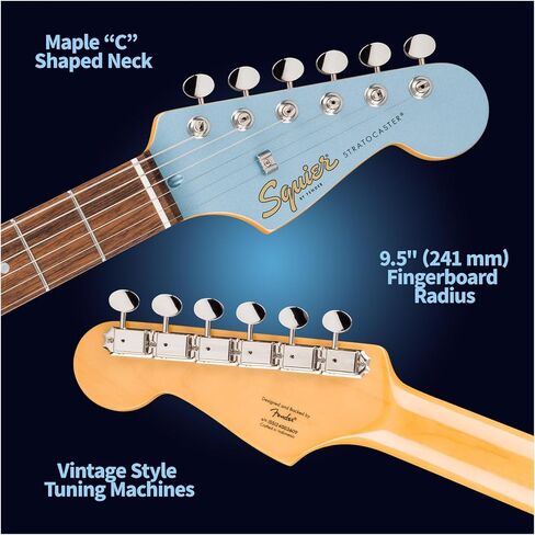 Fender Limited Edition Classic Vibe '60s Stratocaster HSS, Exclusive Ice Blue Metallic with Gig Bag with matching with Ice Blue Metallic LOGO in Saudi Arabia