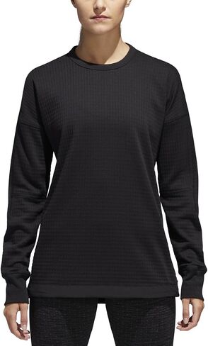 adidas Women's Athletics Athletics x Reigning Champ Crewneck Sweatshirt (L, Black) in Saudi Arabia