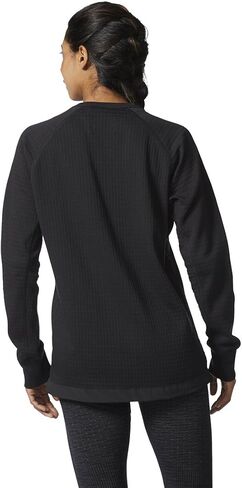 adidas Women's Athletics Athletics x Reigning Champ Crewneck Sweatshirt (L, Black) in Saudi Arabia