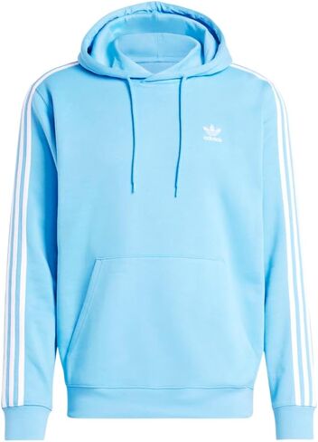 adidas Mens 3 Stripes Hoodie Casual Outerwear Casual - Blue - Size XL in Saudi Arabia