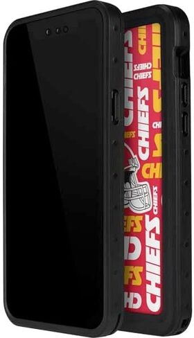 Skinit Waterproof Phone Case Compatible with iPhone 15 Plus - Officially Licensed NFL Kansas City Chiefs Red Blast Design in Saudi Arabia