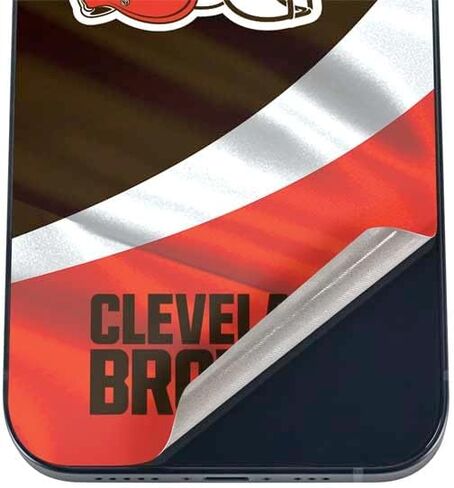 Skinit Decal Phone Skin Compatible with iPhone 17 Pro Max - Officially Licensed NFL Cleveland Browns - Blast Design in Saudi Arabia