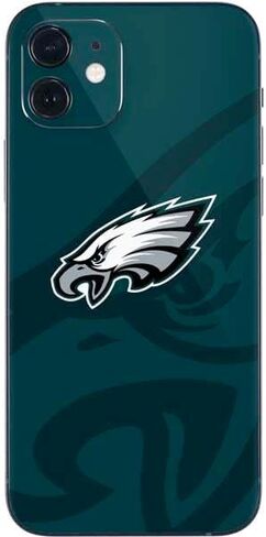 Skinit Decal Phone Skin Compatible with iPhone 12 - Officially Licensed NFL Philadelphia Eagles Double Vision Design in Saudi Arabia