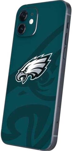 Skinit Decal Phone Skin Compatible with iPhone 12 - Officially Licensed NFL Philadelphia Eagles Double Vision Design in Saudi Arabia