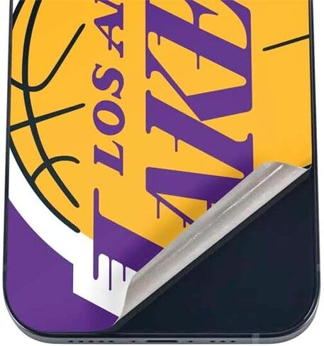 Skinit Decal Phone Skin Compatible with iPhone 17 Pro Max - Officially Licensed NBA Los Angeles Lakers Canvas Design in Saudi Arabia