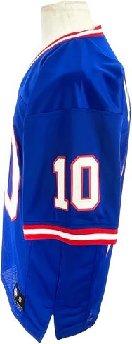 Eli Manning Jersey Blue New York | Unisex Adult Sizes S-5XL Unsigned Custom Sewn Stitched in Saudi Arabia