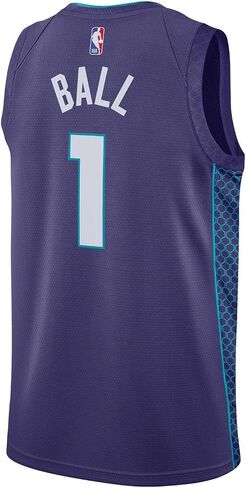 قميص LaMelo Ball Charlotte Hornets NBA للأطفال الشباب 8-20 إصدار بيان أرجواني من Swingman Jersey in Saudi Arabia