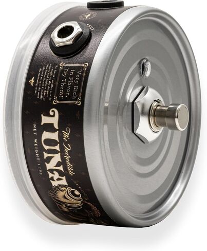 دواسة جيتار Beetronics Tuna Fuzz - دواسة تأثير جيتار Fuzz مستوحاة من الطراز العتيق مع تصميم علبة التونة الأيقونية وTunabee PCB - دواسة موالف جيتار واحدة للتحكم في مستوى الصوت لعازفي الجيتار المبدعين in Kuwait