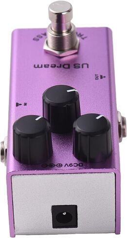 Guitar Effects Pedal Metal Distortion Pedal,High Gain Tone,True Bypass,Voice Controls,Aluminum Casing,Effortlessly Adjustable with 6.35mm Interface in Saudi Arabia