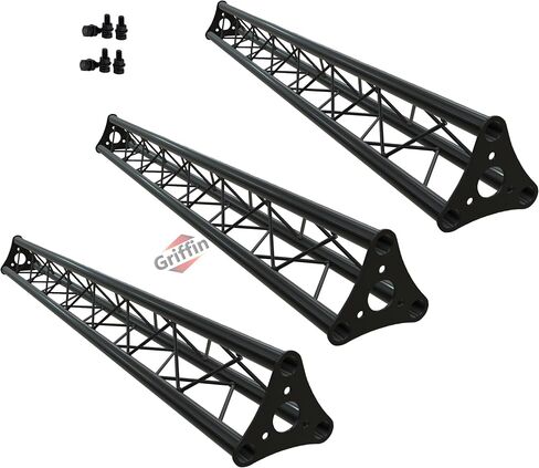 GRIFFIN 5ft Triangle Truss 6"x6"x6" Segment Extension (Stage-MountPRO Series) – Extra Lighting Truss for DJ Booths, Stand Rigs, Light Cans & Audio Gear Mounting in Saudi Arabia