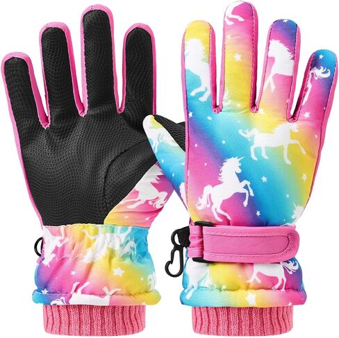 Kids Ski Gloves Waterproof Winter Snow Snowboarding Gloves Non Slip Windproof Sport Mittens for Boys Girls Youth Sledding Riding Driving Hiking in Saudi Arabia