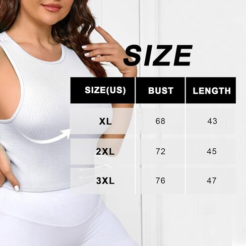 Women’s Plus Size Seamless Yoga Tank with Racerback High Stretch Activewear for Fitness in Saudi Arabia