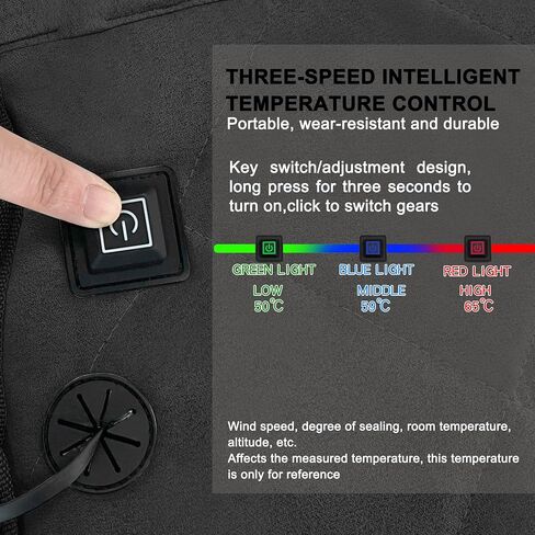 Portable Heated Seat Cushion(No Power Bank) Heated Camping Chair Pad,Foldable Heated Stadium Seat for Bleachers,USB Powered Heated Seats Great for Sports, Fishing, Concerts Black in Kuwait