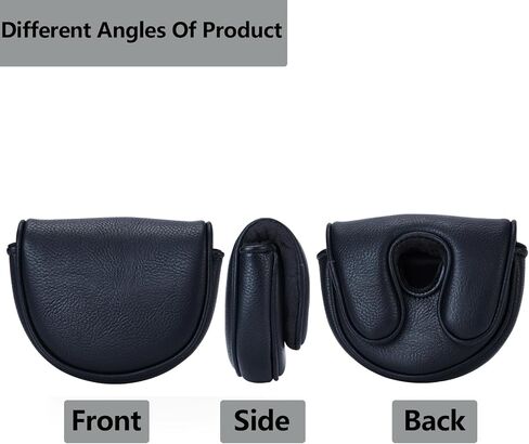 غطاء رأس مضرب نادي الجولف الكلاسيكي يناسب مضارب OZ1 MEZZ 1 MEZZ1 MAX مع إغلاق مغناطيسي في المنتصف غطاء رأس من جلد البولي يوريثان in Kuwait