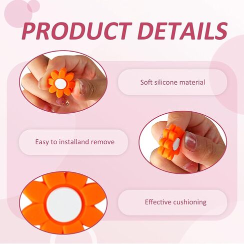 15 Pcs Tennis Racket Dampener, Tennis Vibration Dampener, Heart, Flower and Lollipop Racket String Damping Tennises, for Tennises Racquet Supplies in Saudi Arabia