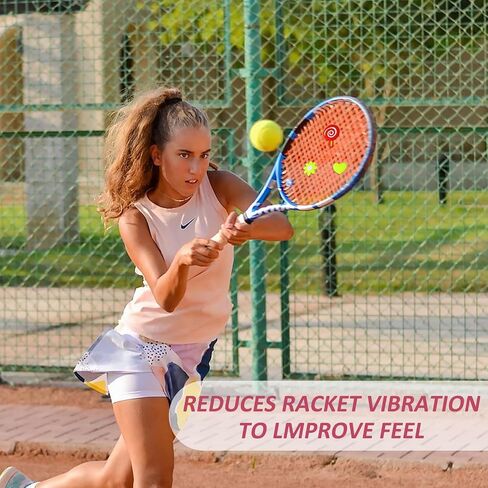 15 Pcs Tennis Racket Dampener, Tennis Vibration Dampener, Heart, Flower and Lollipop Racket String Damping Tennises, for Tennises Racquet Supplies in Saudi Arabia